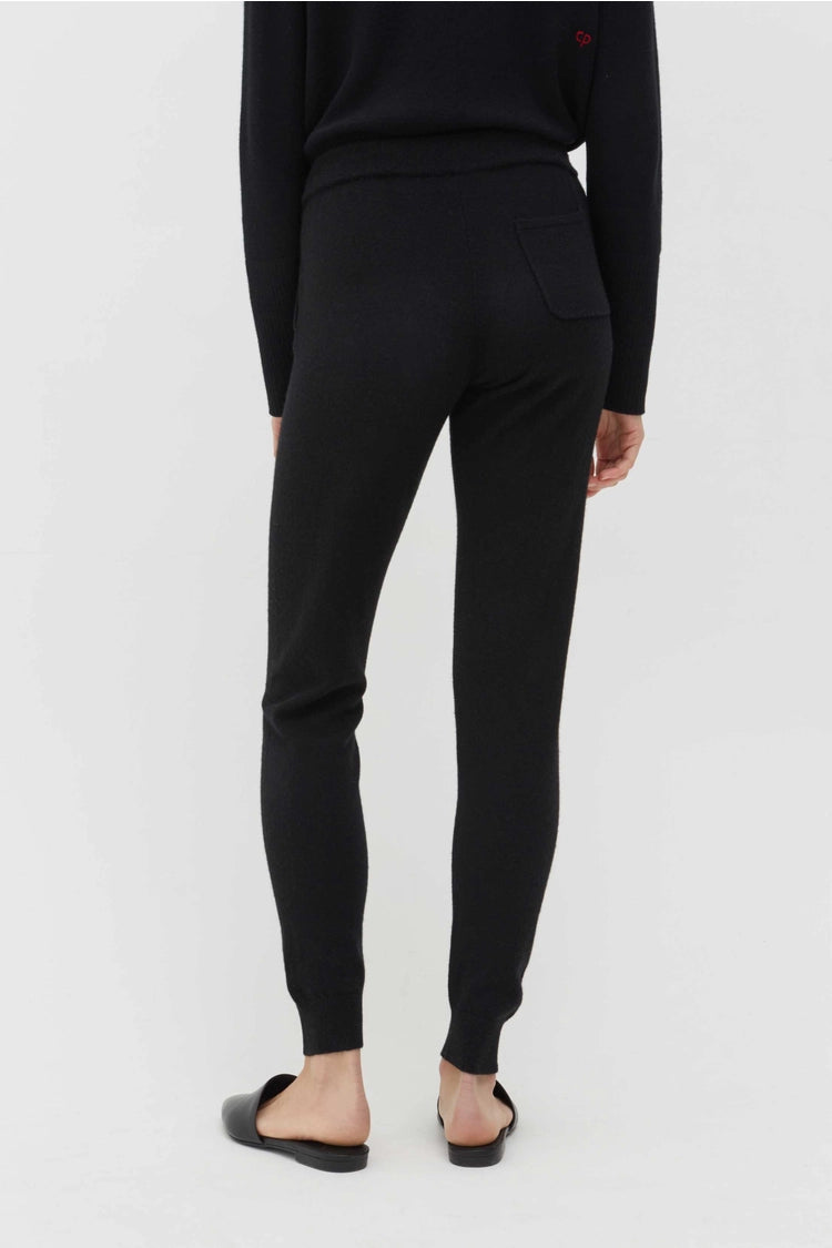 Black 100% Cashmere Lounge Pants
