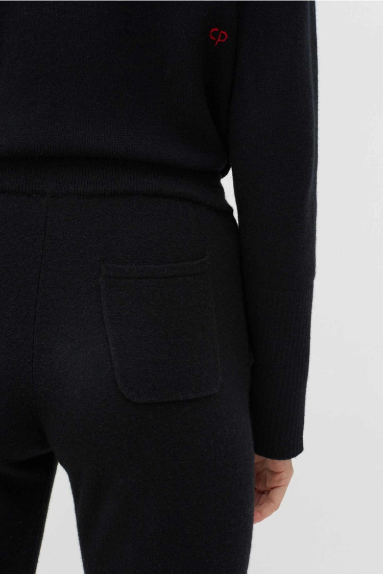 Black 100% Cashmere Lounge Pants