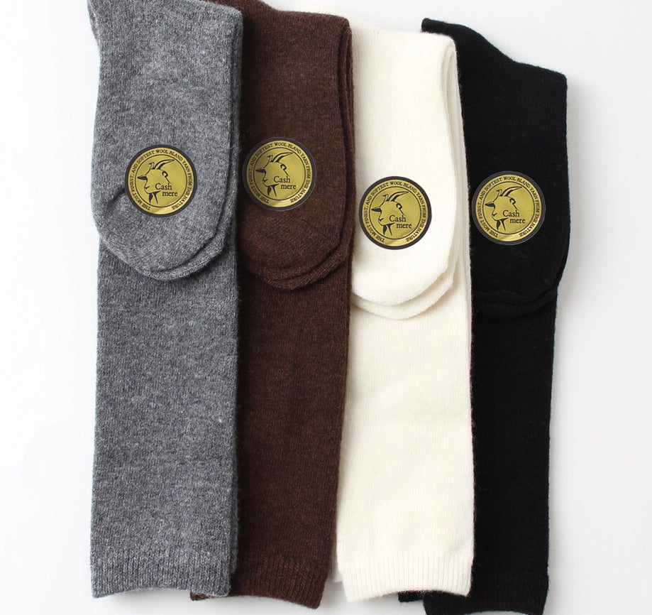 100% Cashmere Knee Socks