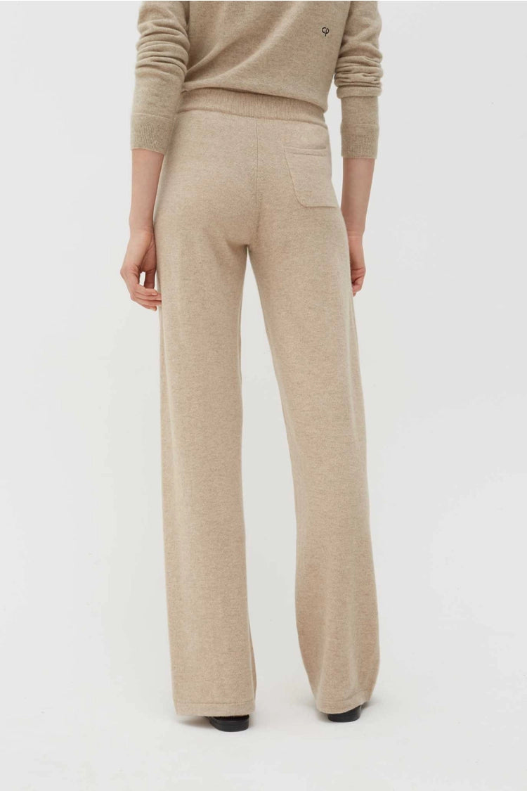 100% Cashmere Wide Leg Pants